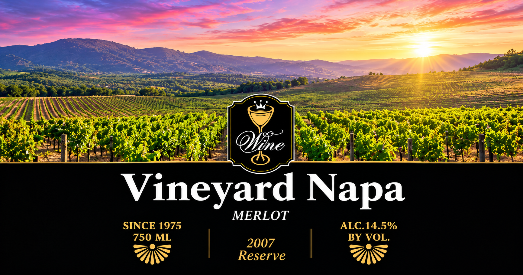 Premium Wine Label