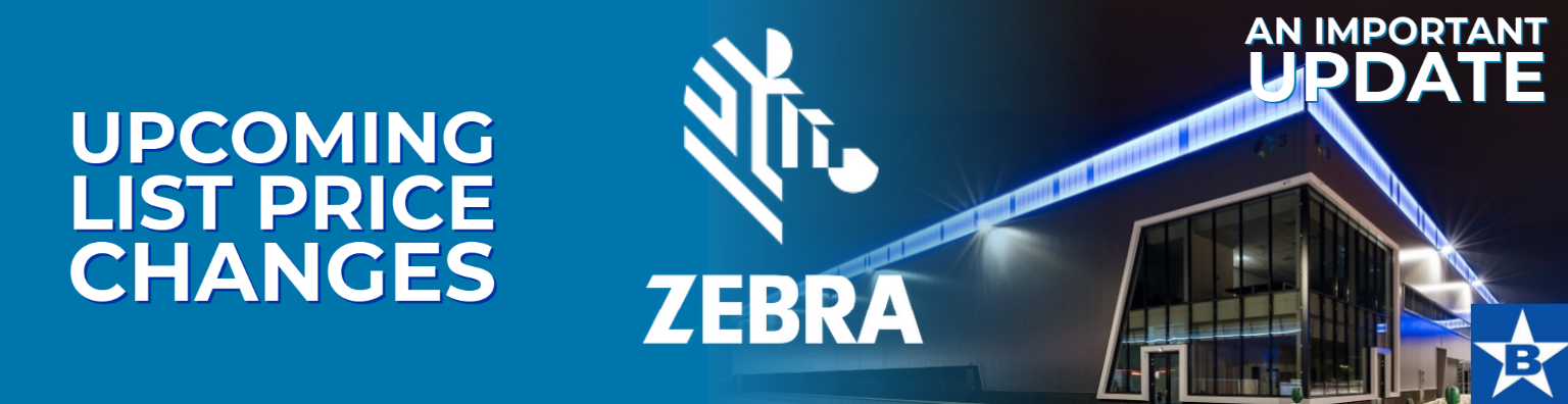 Zebra Price Update